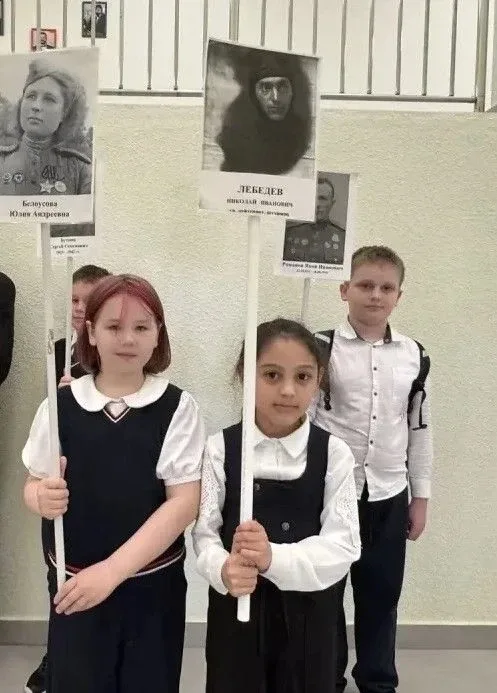 В нашем Образовательном комплексе №2  стартовала  патриотическая акция «Портреты Победы» в рамках па
