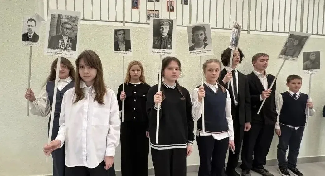 В нашем Образовательном комплексе №2  стартовала  патриотическая акция «Портреты Победы» в рамках па