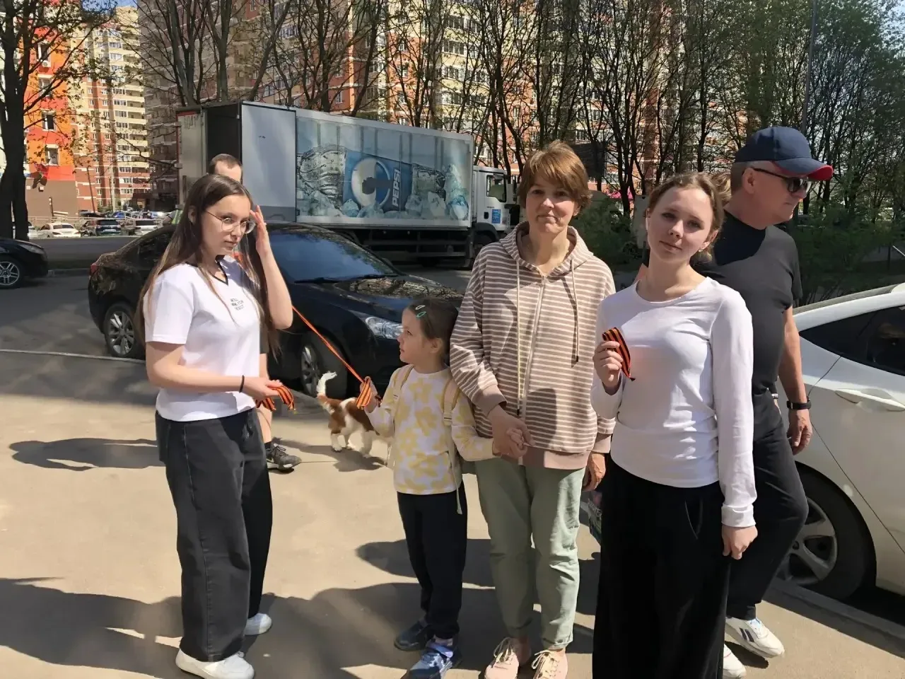 Акция «Георгиевская ленточка» в #школа17  #9Мая #помнимгордимся