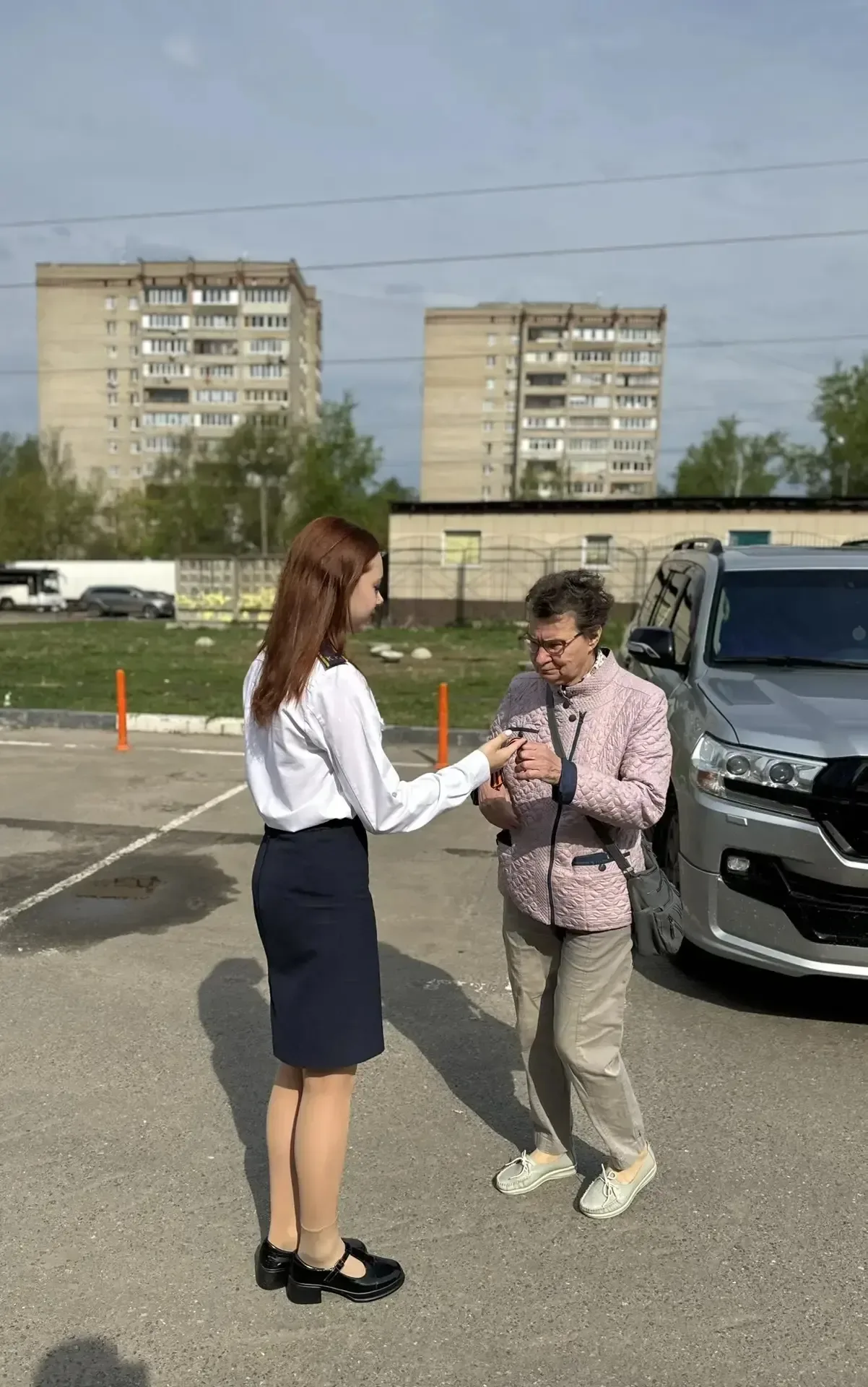 Акция «Георгиевская ленточка» в #школа17  #9Мая #помнимгордимся