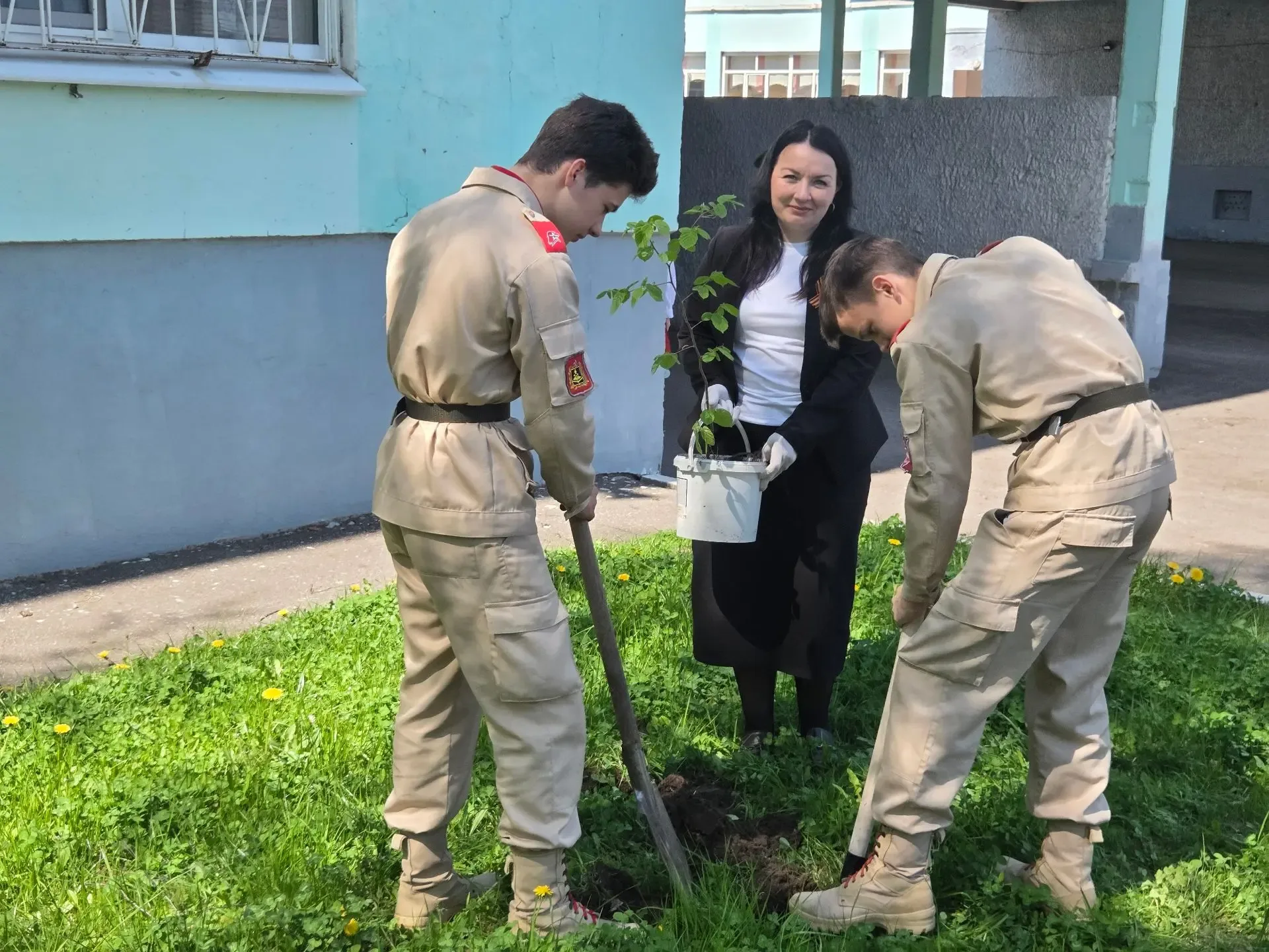 🌿Экологический субботник «Зелёная весна - 2026»   ✨Сегодня активисты волонтерского тряда «Добро гимн