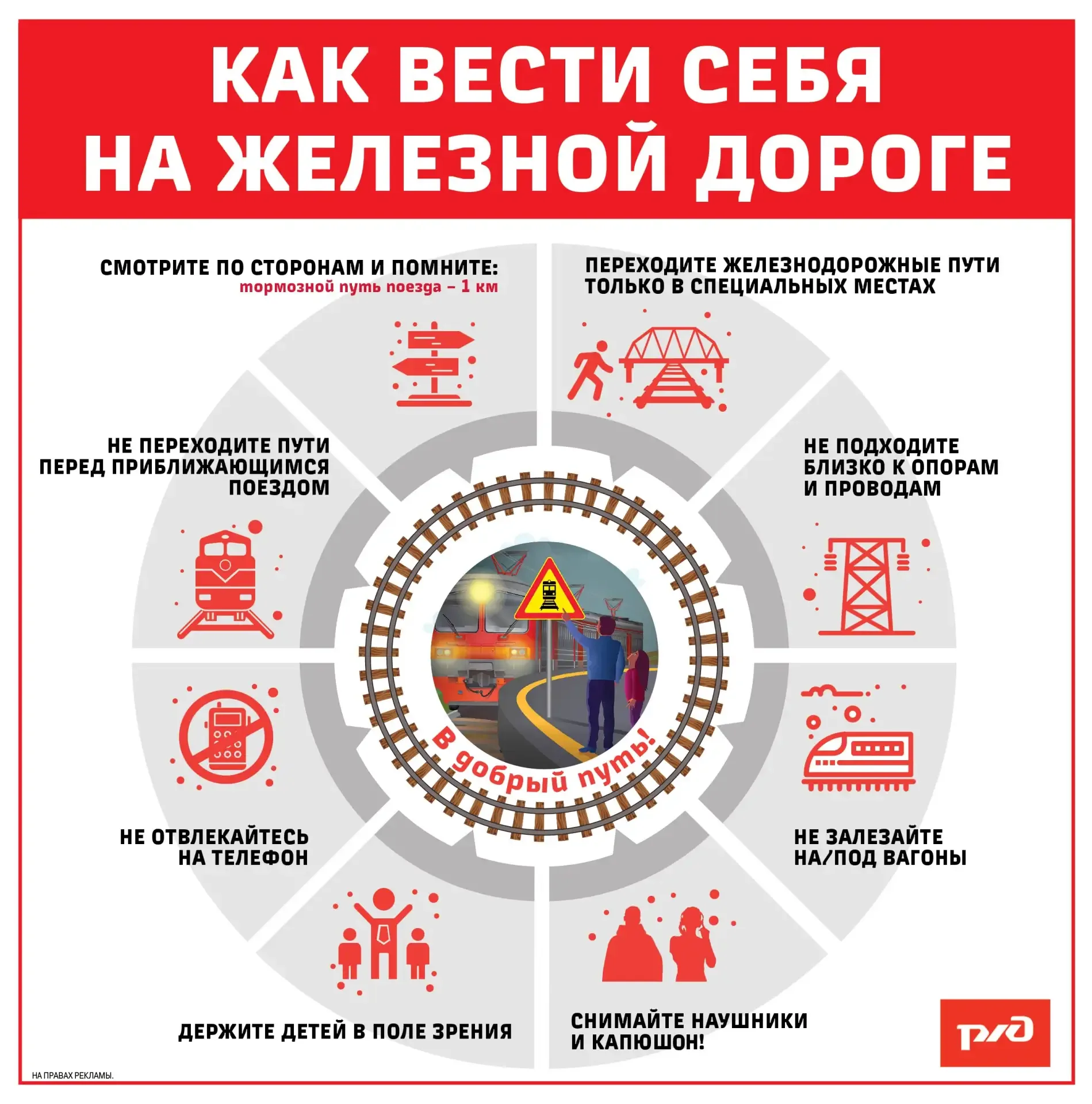 Руфинг — не искусство, зацепинг — не спорт! Давайте уступим дорогу поездам! 🚆🛑 Всероссийский детский