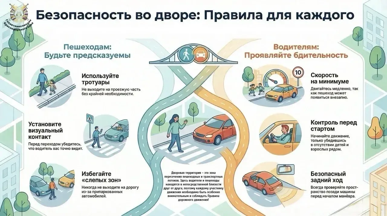 🚦 Внимание — дети! Безопасность во дворе и на дороге  В рамках акции «Внимание — дети!» напоминаем о