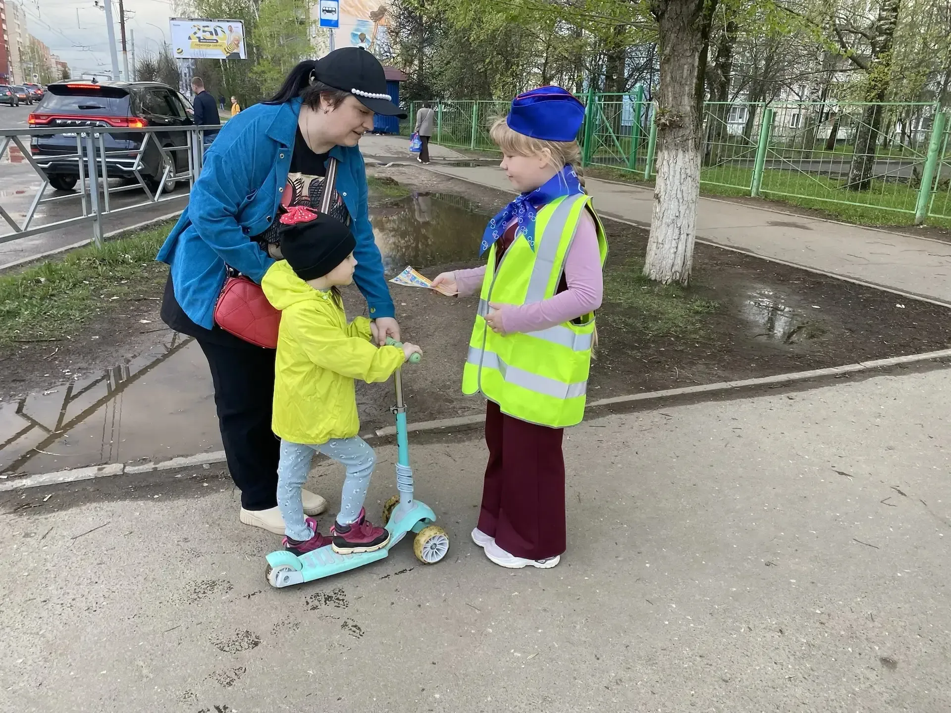 💥В нашем городе прошла масштабная акция «Безопасный переход», организованная совместно с отрядами юн