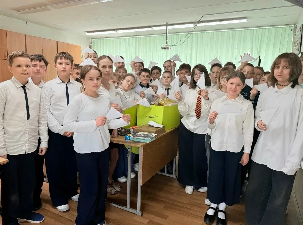 🤝Ученики ступинской школы №5 приняли участие в акции «Доброе дело»  В городском округе Ступино продо
