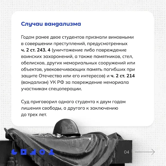 Шалость, глупость или протест? Почему подростки оскверняют память о Победе?  Памятники, мемориальные