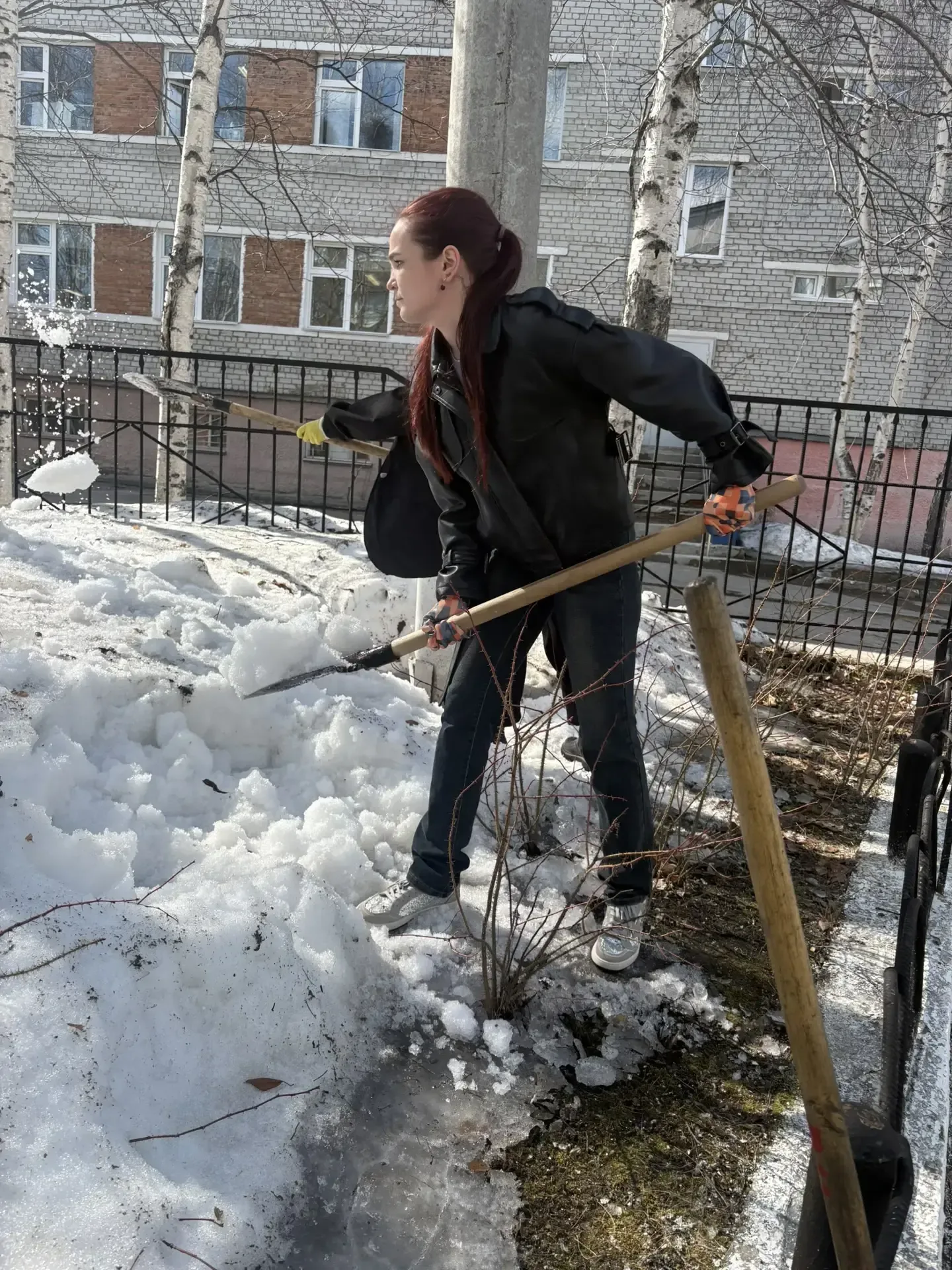 🌷 Мир! Труд! Май!  В преддверии праздника Студенты, преподаватели и сотрудники колледжа дружно вышли