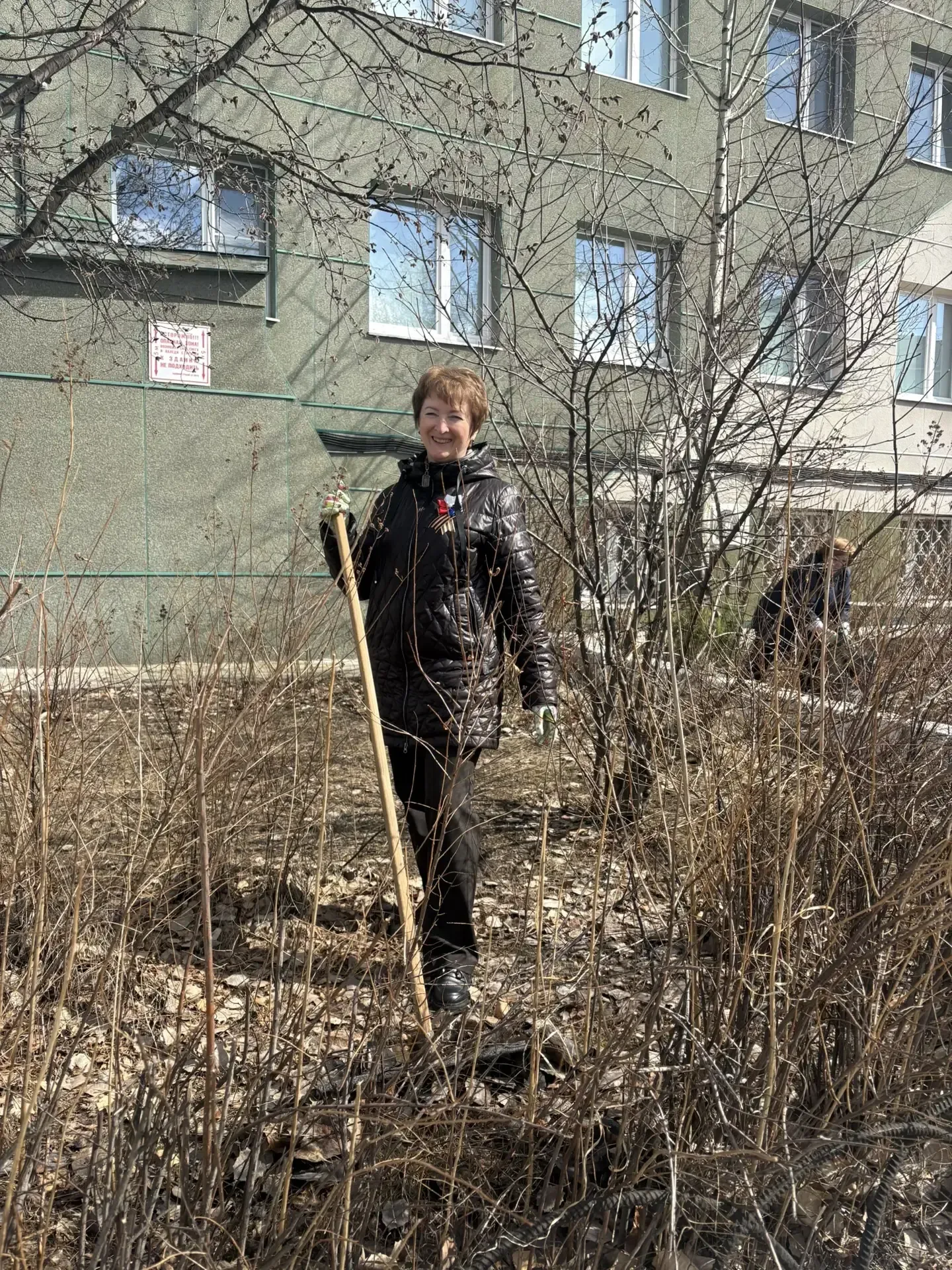 🌷 Мир! Труд! Май!  В преддверии праздника Студенты, преподаватели и сотрудники колледжа дружно вышли