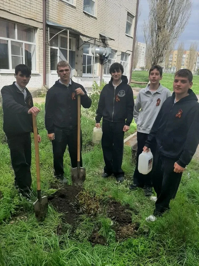 🌱 Вечная память — в каждом ростке  Обучающиеся МБОУ СОШ № 4 стали частью Всероссийской патриотическо
