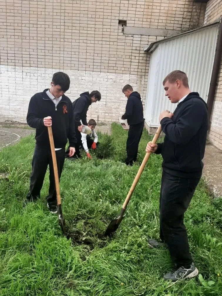 🌱 Вечная память — в каждом ростке  Обучающиеся МБОУ СОШ № 4 стали частью Всероссийской патриотическо