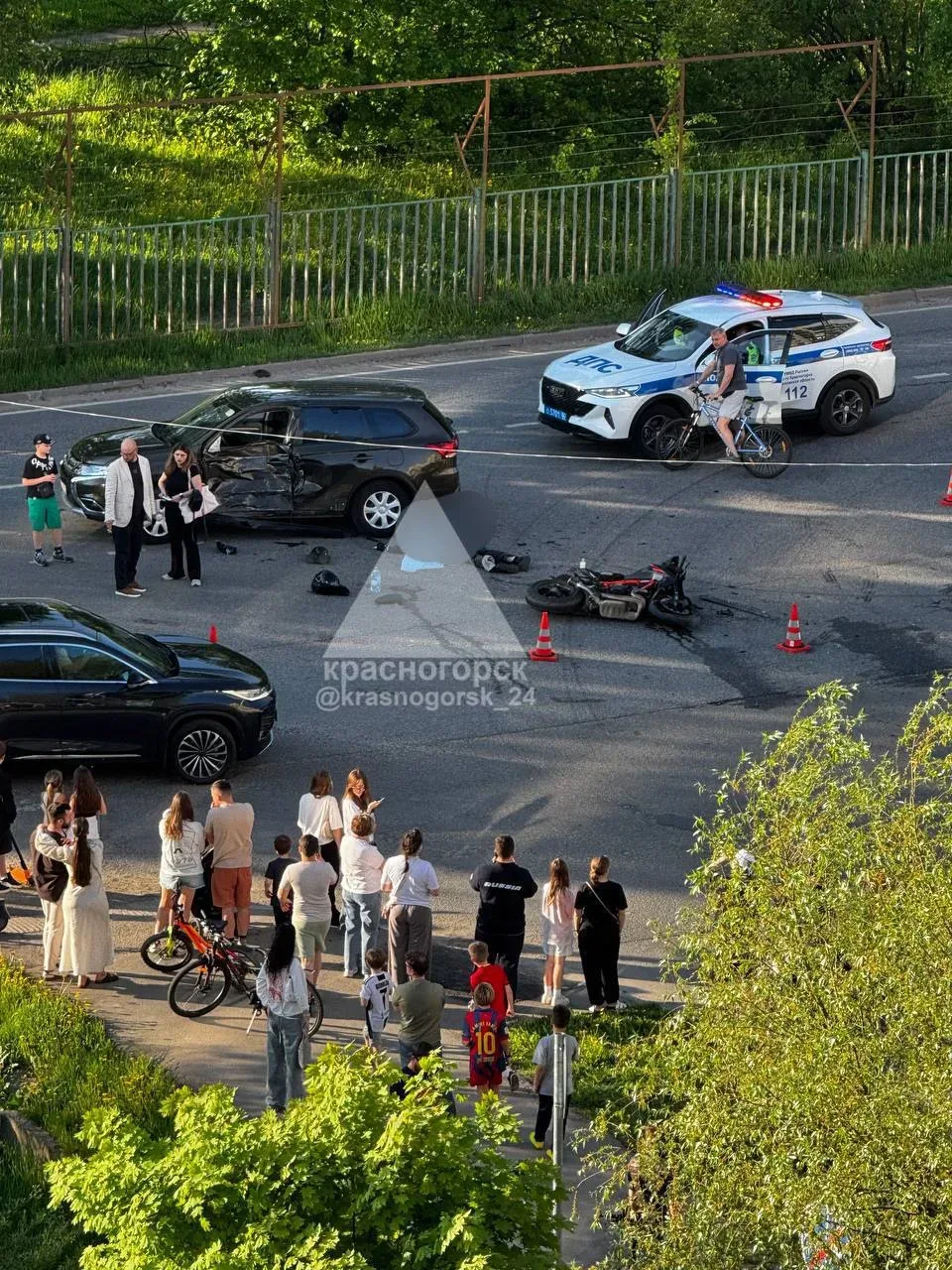 ДТП  18+ Жуткая авария на Пятницком шоссе около Отрады   г.о.Красногорск Посёлок Отрадное Улица Лесн