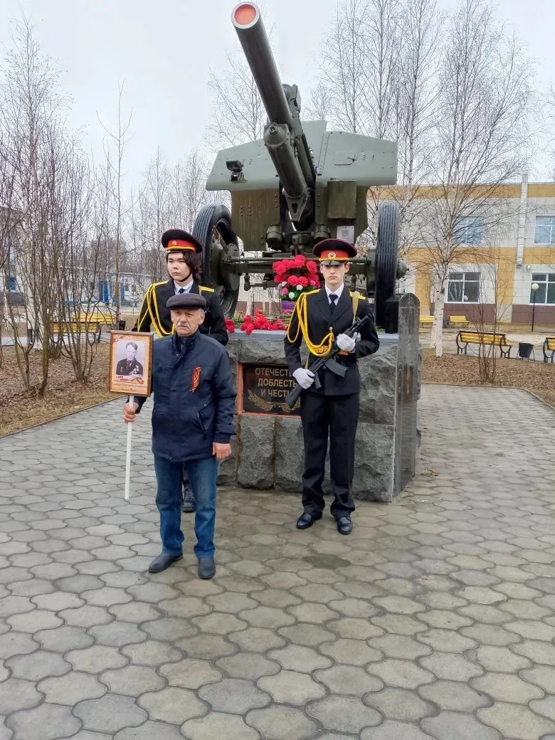 Сегодня участники ВПК «Спартак», приняли участие в Почётном карауле «Вахта Памяти», посвящённом праз