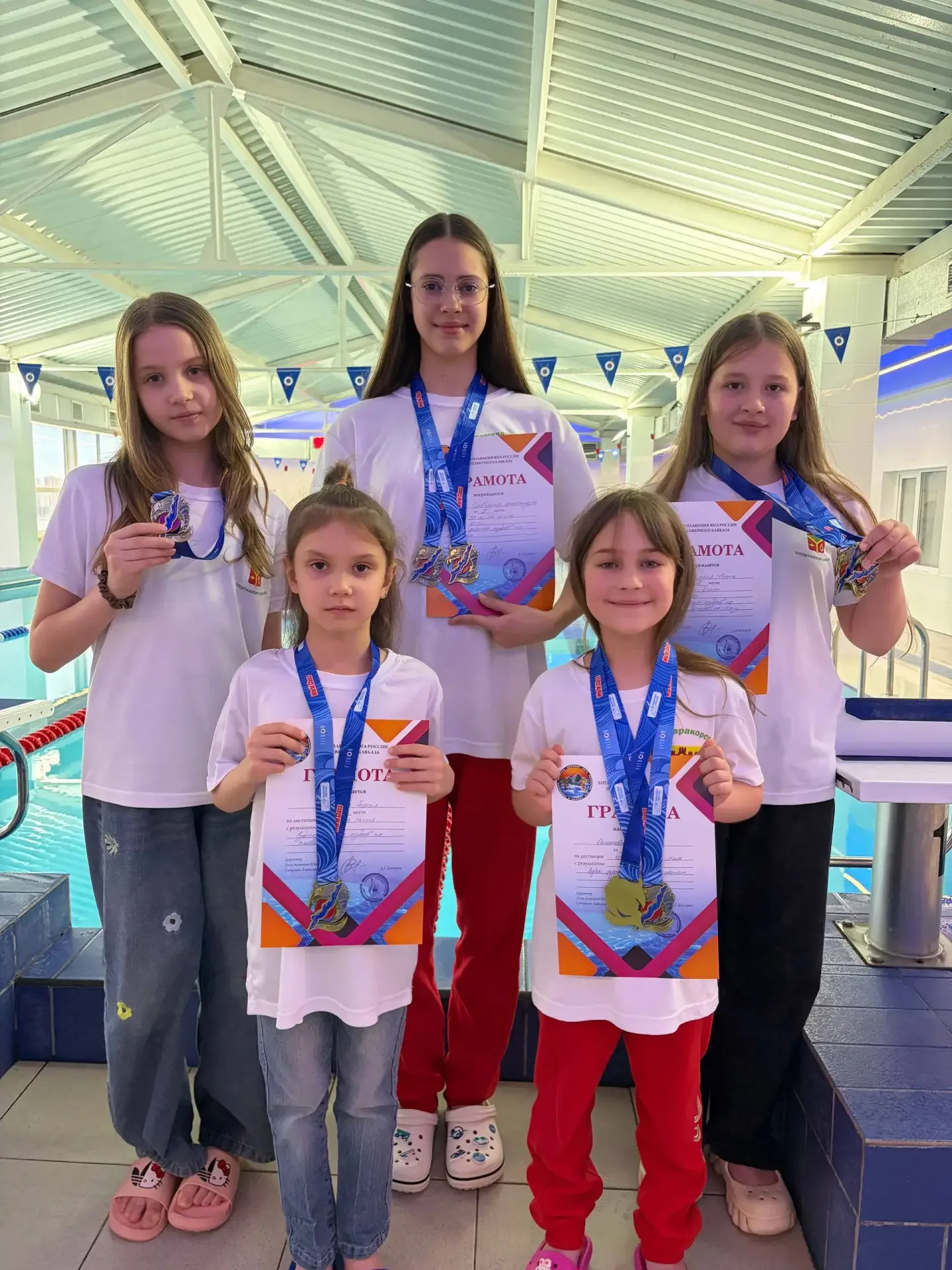 🏊‍♂️ Наши пловцы снова с медалями!  17 мая в Ростове-на-Дону прошли соревнования по плаванию на Кубо