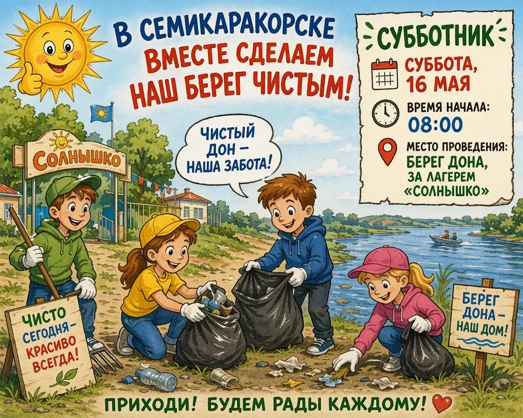 НАПОМИНАЕМ!  Администрация Семикаракорского района и семейное сообщество «Движения Первых» приглашаю