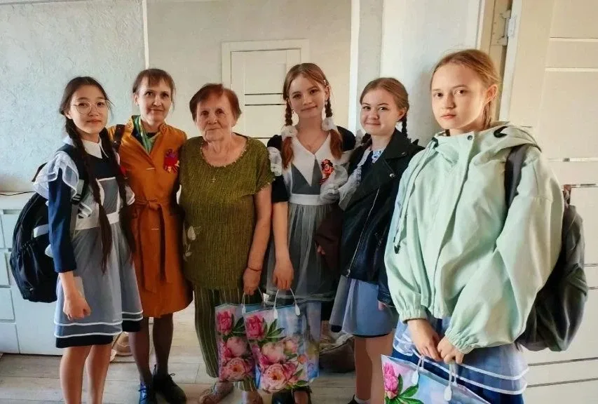 Накануне Дня Победы ученики, родители и учителя школы №30 присоединились к краевой акции «С Днём Поб