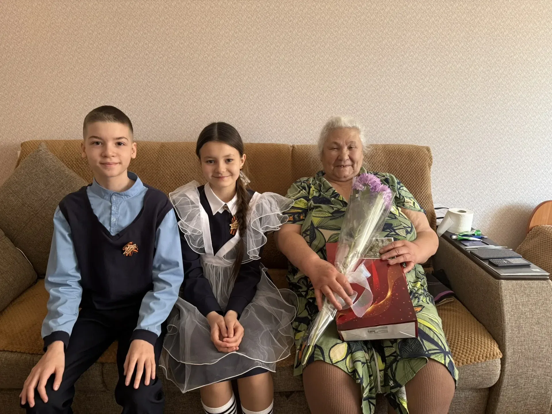 Накануне Дня Победы ученики, родители и учителя школы №30 присоединились к краевой акции «С Днём Поб