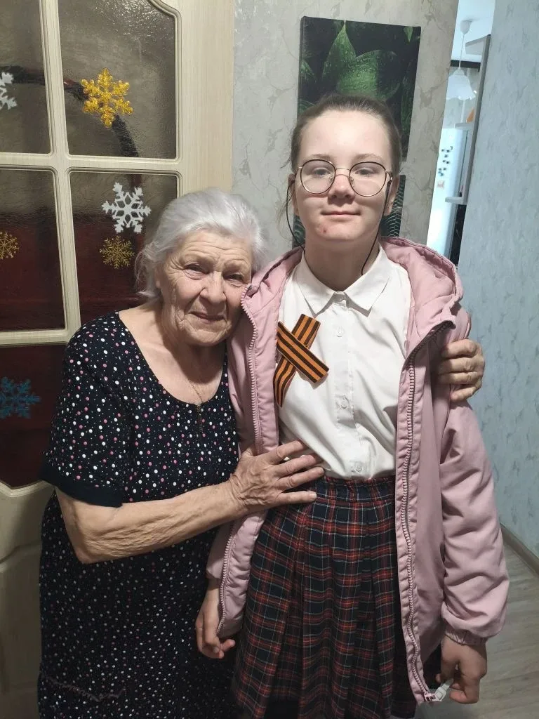 Накануне Дня Победы ученики, родители и учителя школы №30 присоединились к краевой акции «С Днём Поб