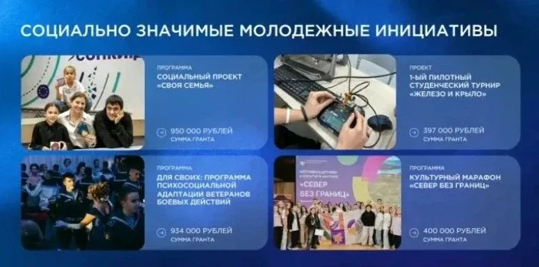 Владимир Евменьков:  Сразу три североморских проекта стали победителями конкурса грантов Комитета мо