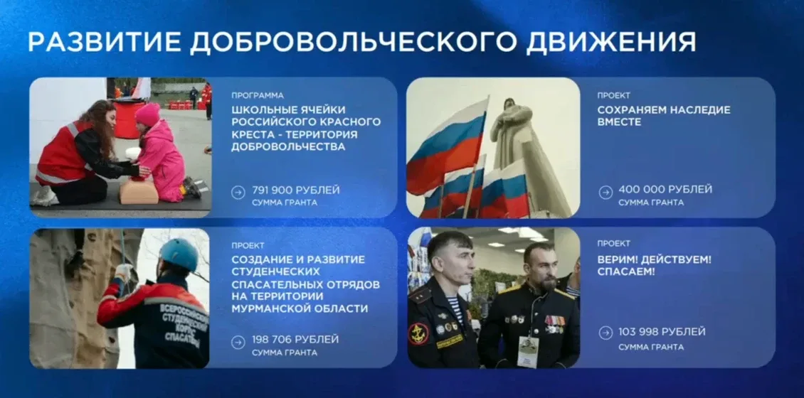 Владимир Евменьков:  Сразу три североморских проекта стали победителями конкурса грантов Комитета мо