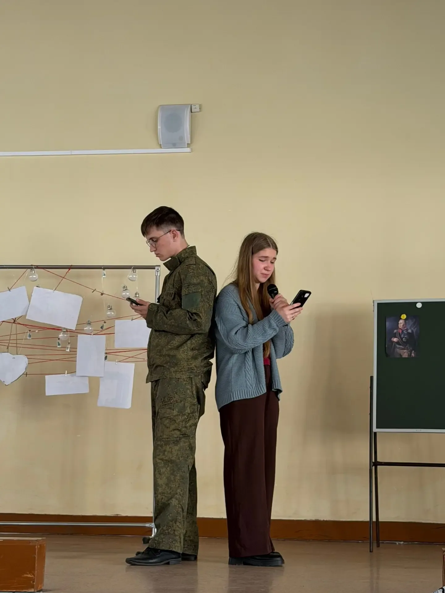 🕯️ «Пока горит свеча — жива память…»  В преддверии великого праздника — Дня Победы — в нашей школе п