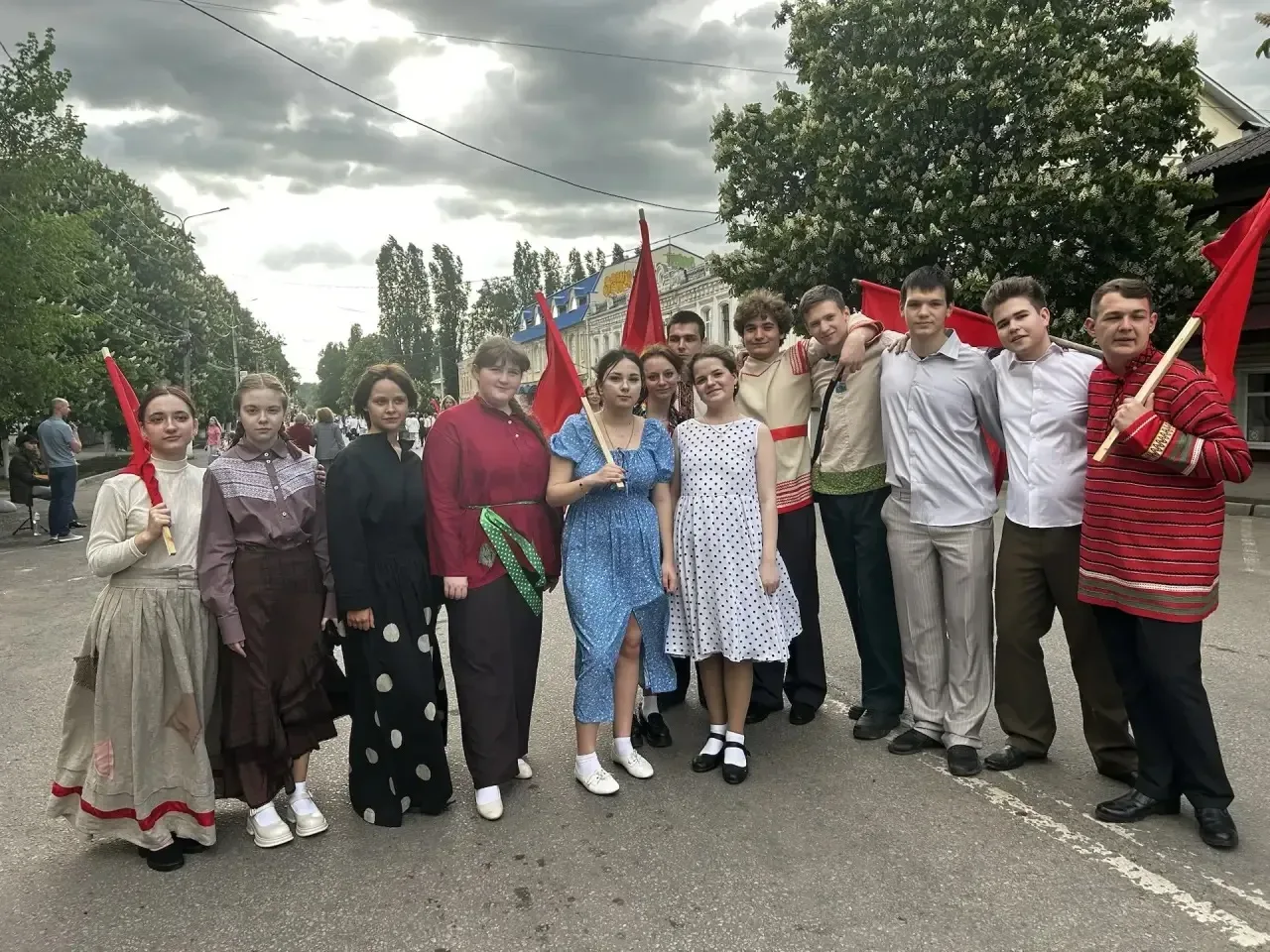 Историческая реконструкция «Борисоглебск — сто лет тому назад» 🔥  Студенты «Борисоглебского техникум