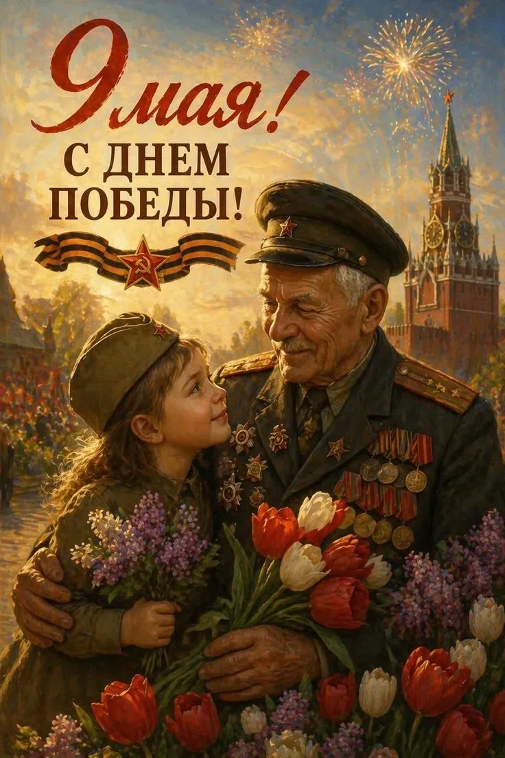 С Днём Победы! 🕊️  9 Мая — день великой памяти, гордости и благодарности. В этот день мы склоняем го