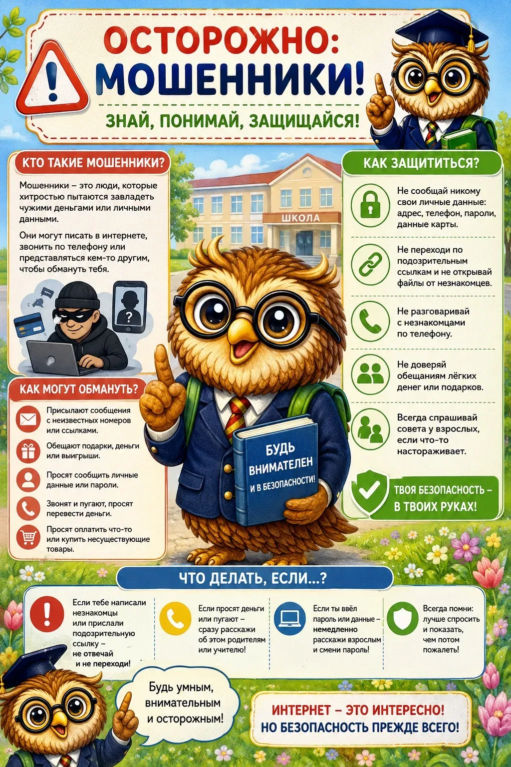 🦉 Здравствуйте, друзья! С вами школьный Совёнок.  Сегодня я хочу поговорить с вами на очень важную т