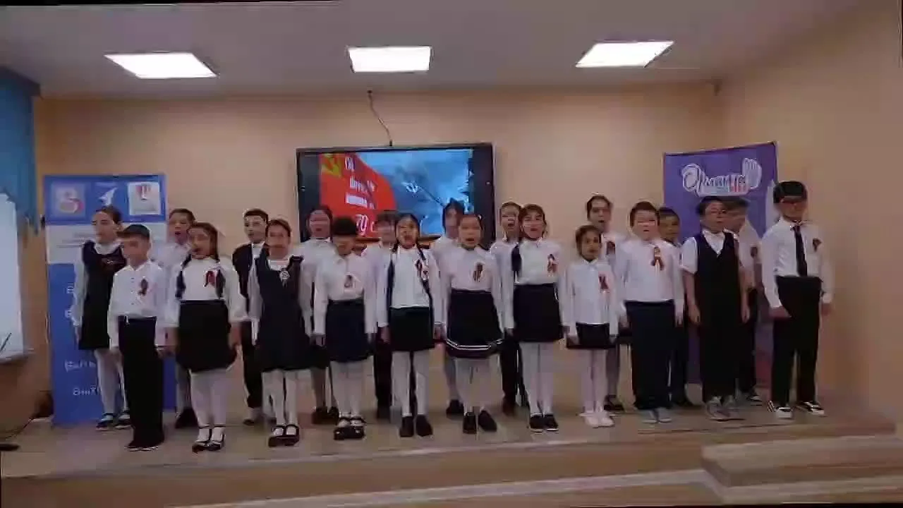 Выступление учащихся в рамках конкурса «Хор Победы»!  С огромным воодушевлением хотим поделиться впе