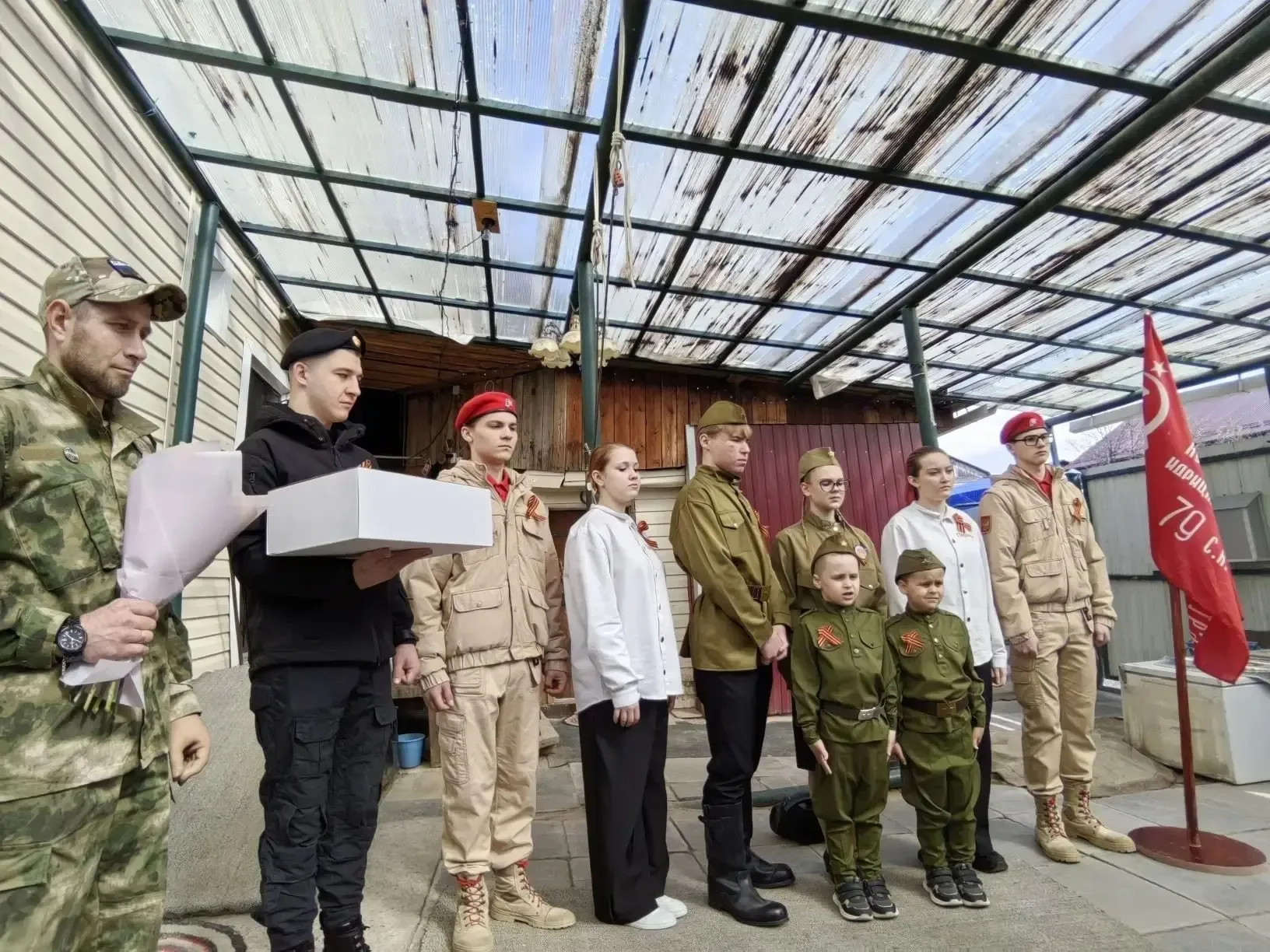 Сегодня наша фронтовая бригада побывала в гостях у удивительного человека — Аркановой Октябрины Миха