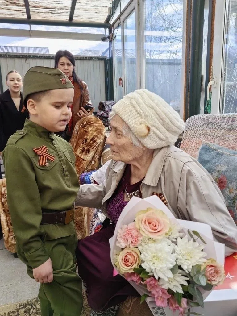 Сегодня наша фронтовая бригада побывала в гостях у удивительного человека — Аркановой Октябрины Миха