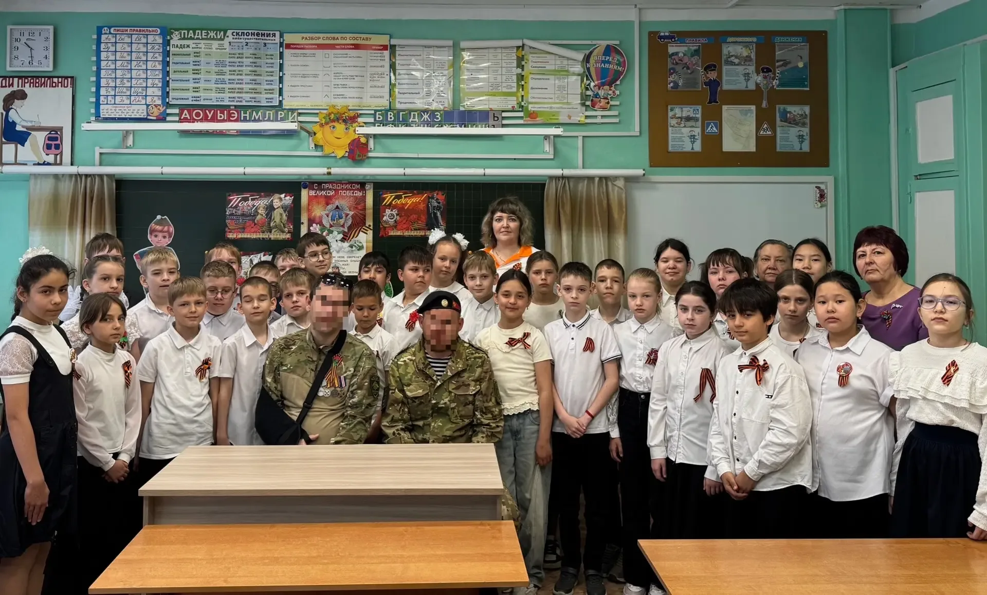 В Лиманской школе № 2 прошел особенный день. Ученики смогли лично пообщаться с теми, кто сегодня сто