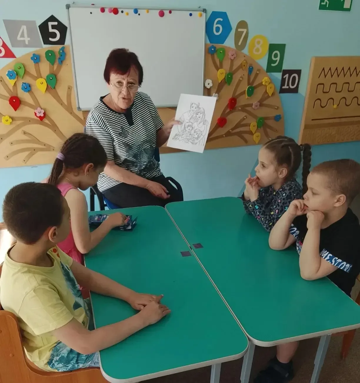 В компенсирующей группе МБОУ ЦО "Притяжение" прошло мероприятие к Международному дню семьи, направле