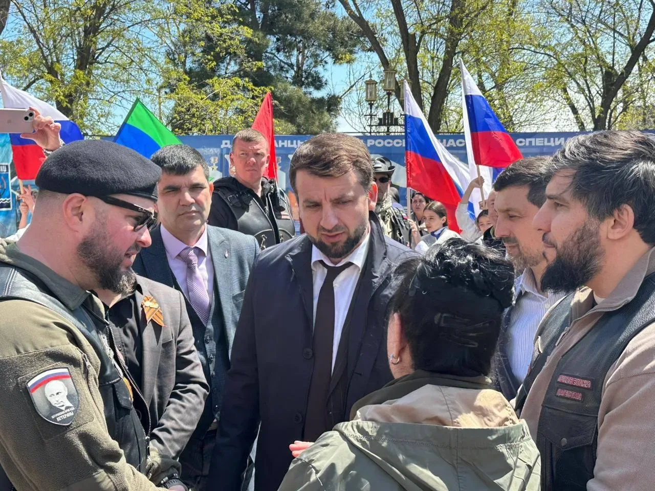 🇷🇺30 апреля учащиеся 9 «Г» и 9 «А» ,юнармейцы и активисты школы приняли участие в  масштабном XI Меж