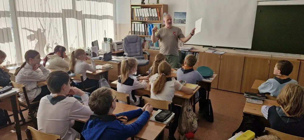 🪖На этой неделе продолжилась серия уроков Мужества, посвященных Победе советского народа в Великой О