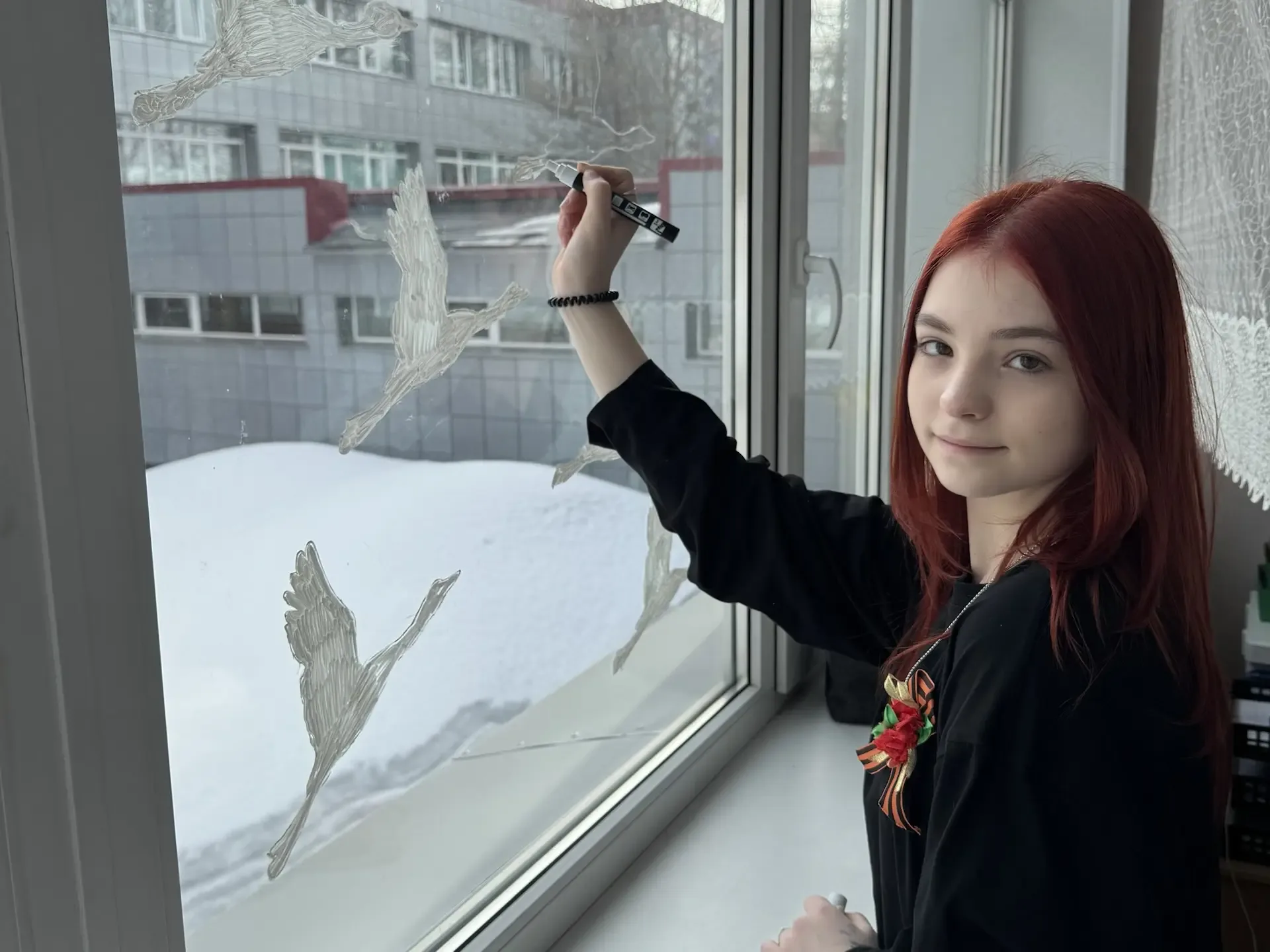 💥 Окна Победы – память, которую видно издалека 🕊️  Наша школа присоединилась к Всероссийской акции «
