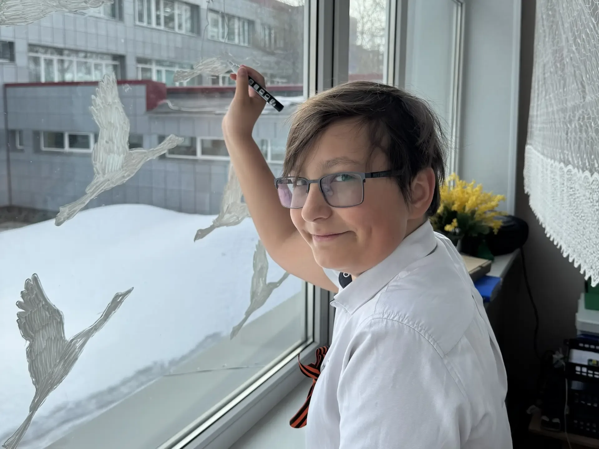 💥 Окна Победы – память, которую видно издалека 🕊️  Наша школа присоединилась к Всероссийской акции «