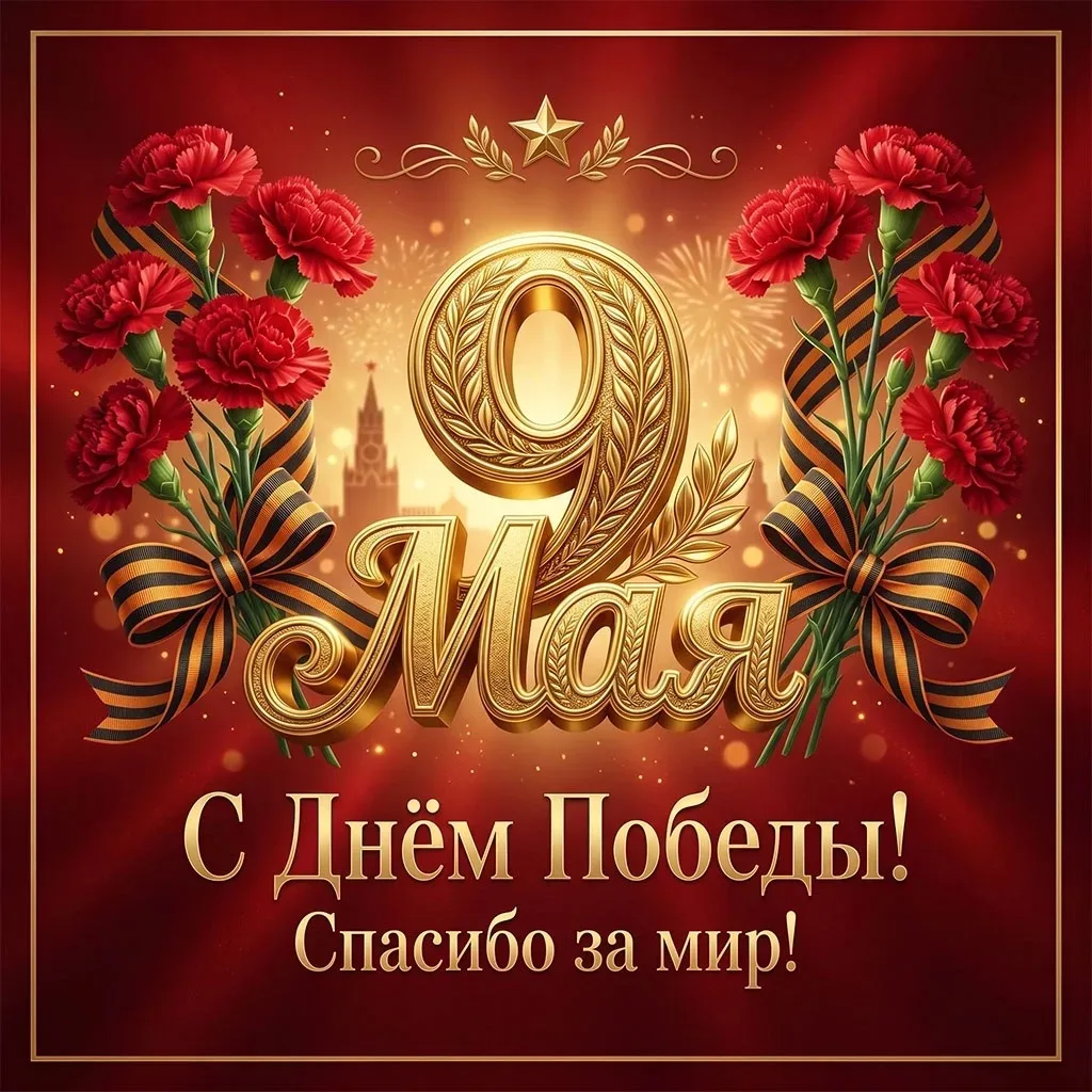 🌟🎉9 мая - День Победы! 🎉🌟  🔶Дорогие друзья! Сегодня, 9 мая, мы отмечаем великий и священный праздник