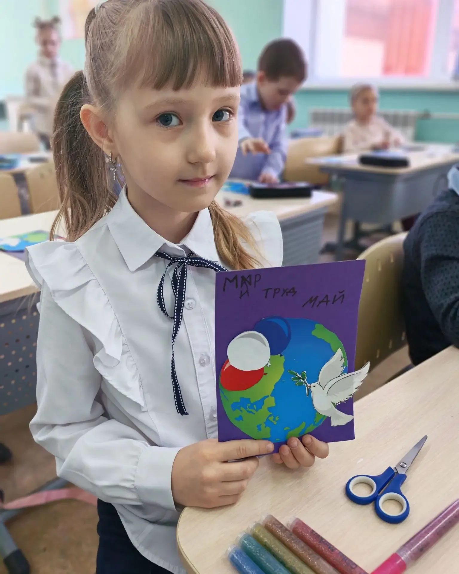 Всероссийская акция «Мой труд – мой старт» Творческий мастер-класс «Весенняя открытка для героя труд