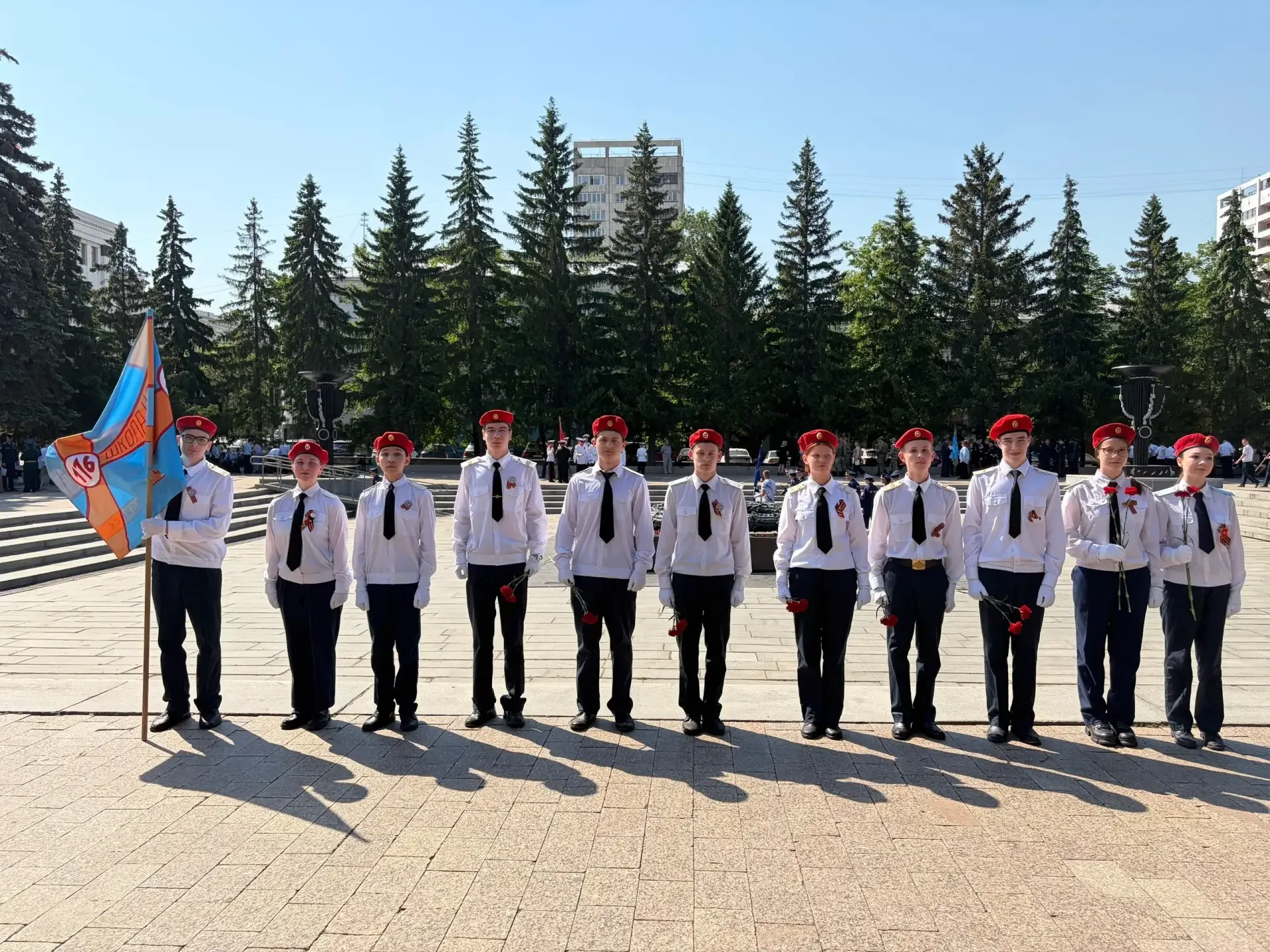 19 мая состоялось торжественное снятие почетного караула в рамках городской акции «Вахта Памяти», по