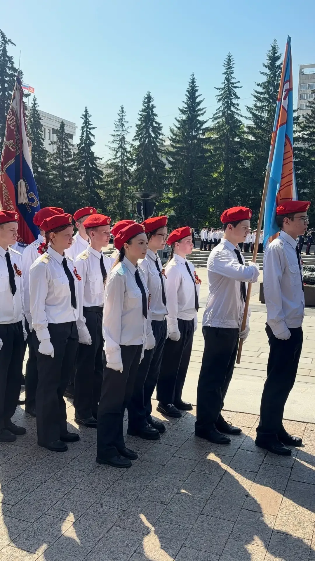 19 мая состоялось торжественное снятие почетного караула в рамках городской акции «Вахта Памяти», по