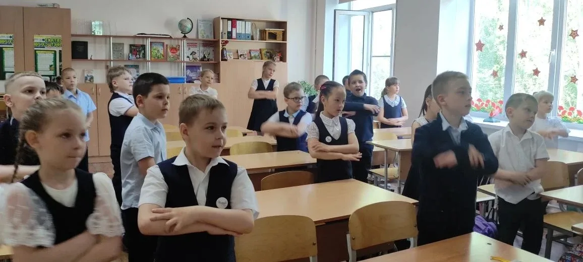В  1 «В» классе прошло финальное занятие программы «Орлята России». Ребята отправились в увлекательн