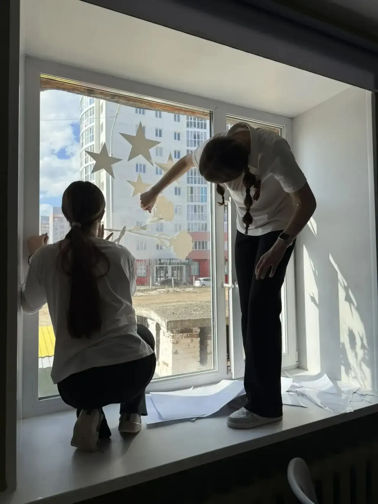 ОКНА ПОБЕДЫ   Ученики 7А класса (классный руководитель Грязнов В. С.) приняли участие во Всероссийск