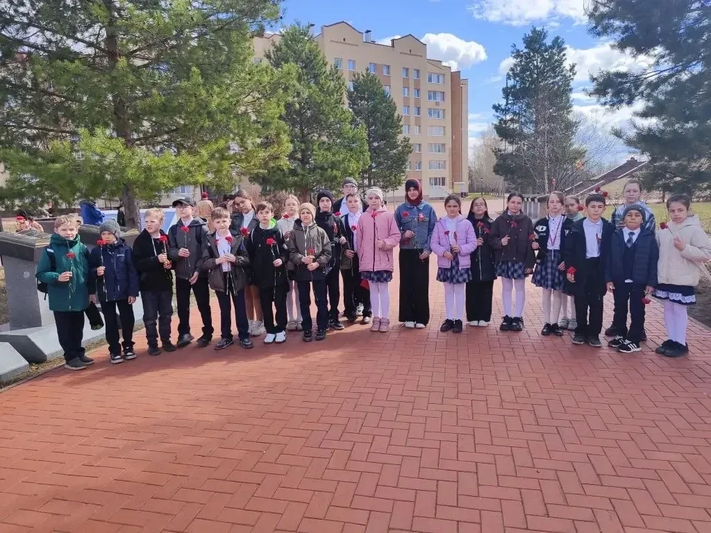 В честь Дня Победы обучающиеся 4Г класса под руководством нашего замечательного классного руководите