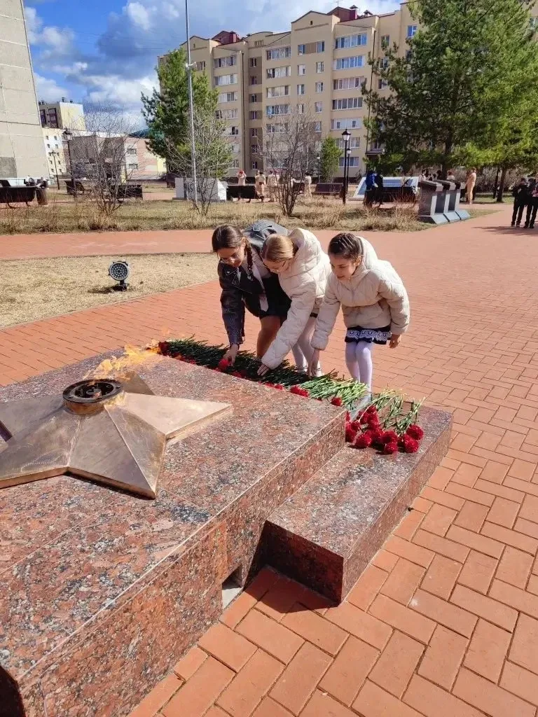 В честь Дня Победы обучающиеся 4Г класса под руководством нашего замечательного классного руководите