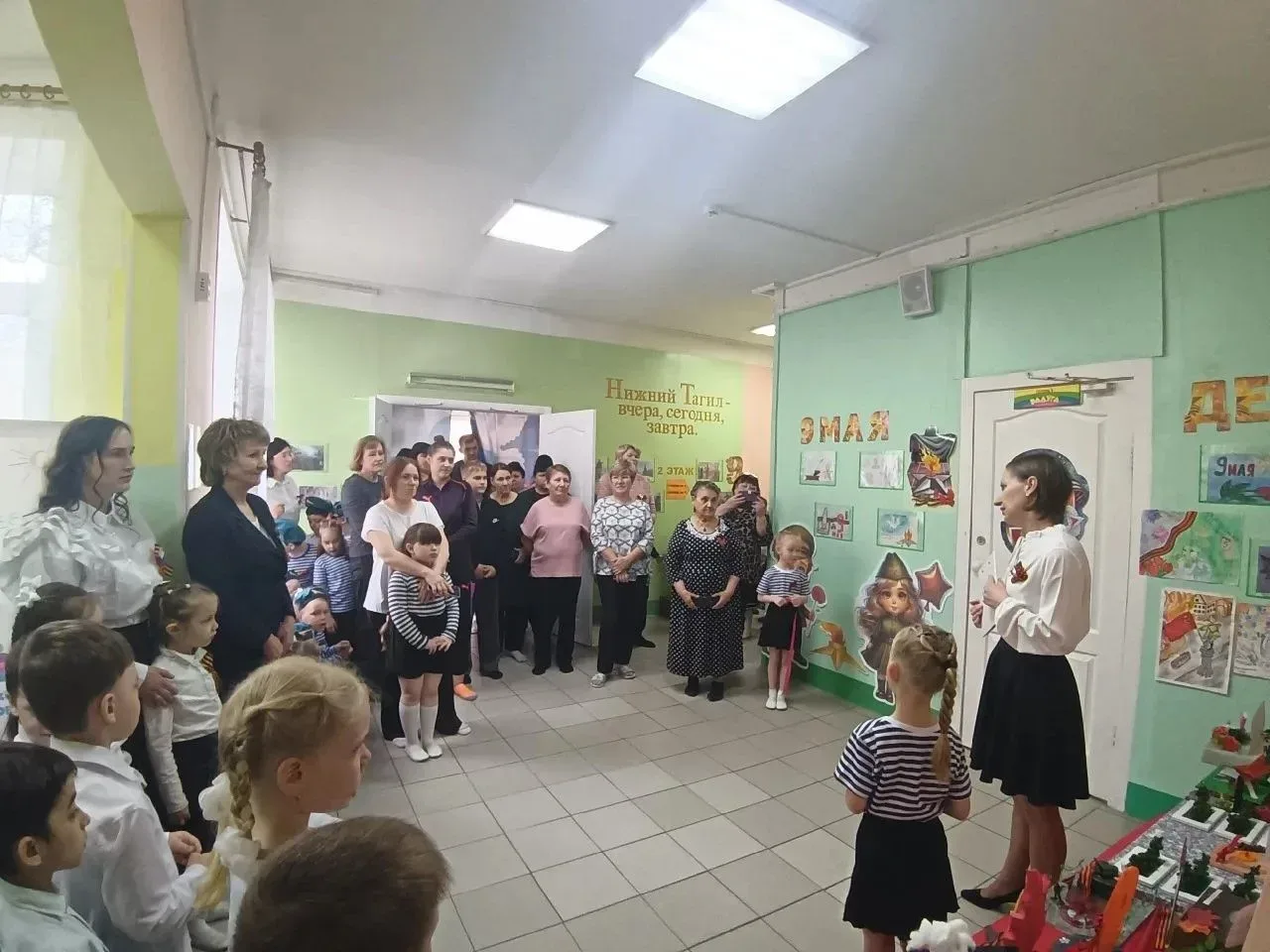 💥6 мая в детских садах объединения "Детство" прошло торжественное открытие выставки семейного творче
