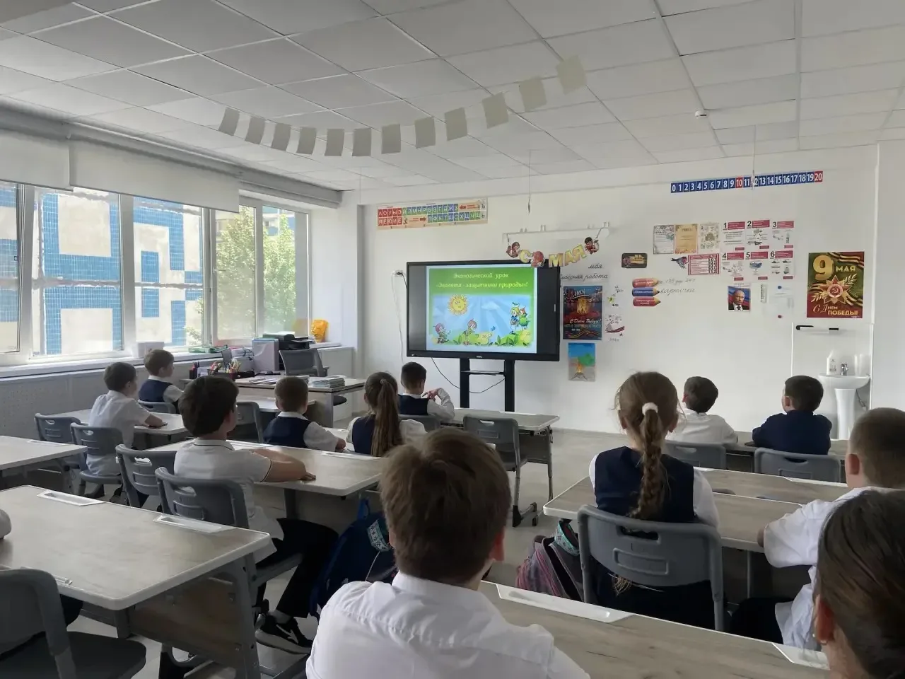 Сегодня в нашей школе — настоящий праздник добра и экологии! 🌱   В День эколят ученики 1-11 классов: