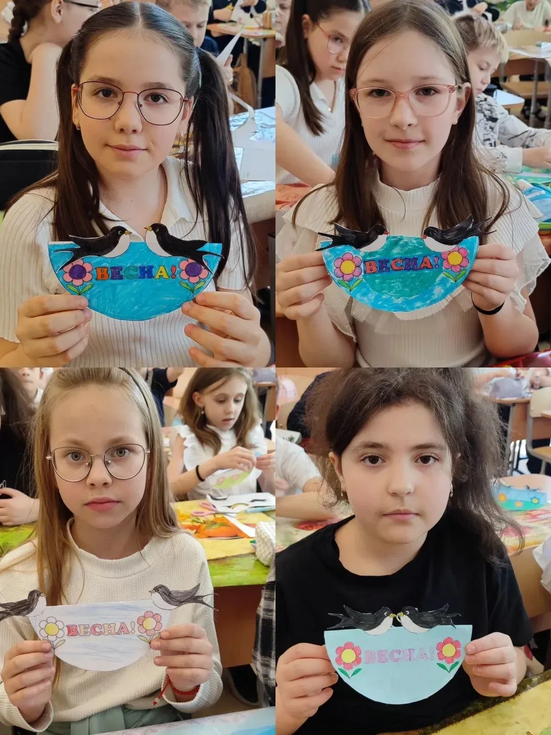 🌸 Весеннее вдохновение: поделки 3Ж класса На уроках технологии ребята из 3Ж класса погрузились в атм