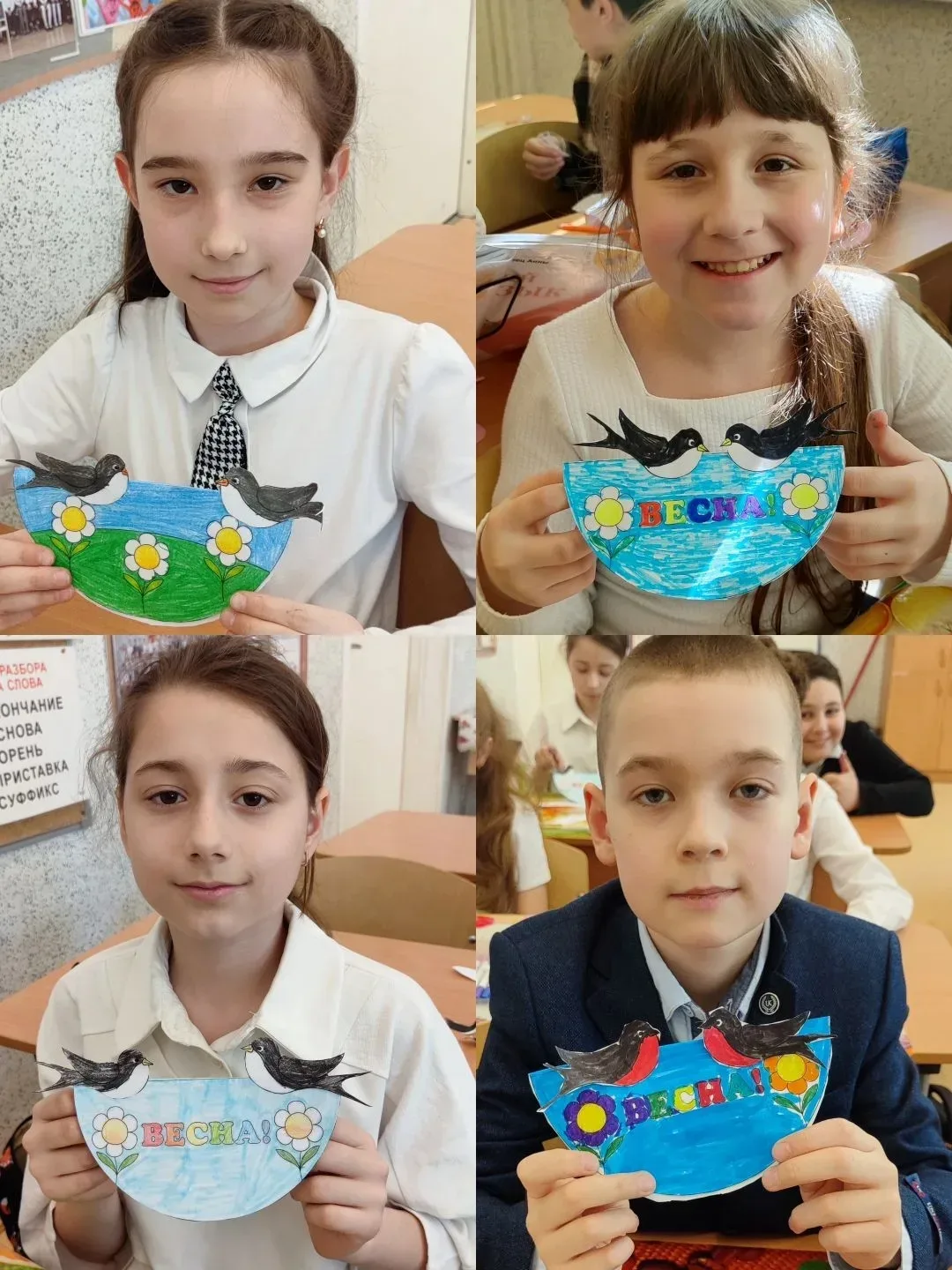 🌸 Весеннее вдохновение: поделки 3Ж класса На уроках технологии ребята из 3Ж класса погрузились в атм