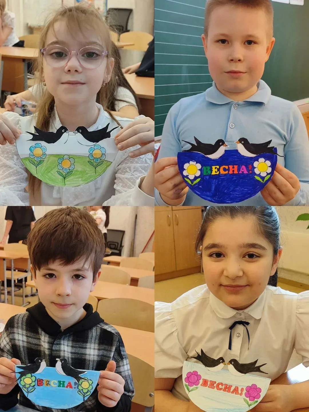 🌸 Весеннее вдохновение: поделки 3Ж класса На уроках технологии ребята из 3Ж класса погрузились в атм