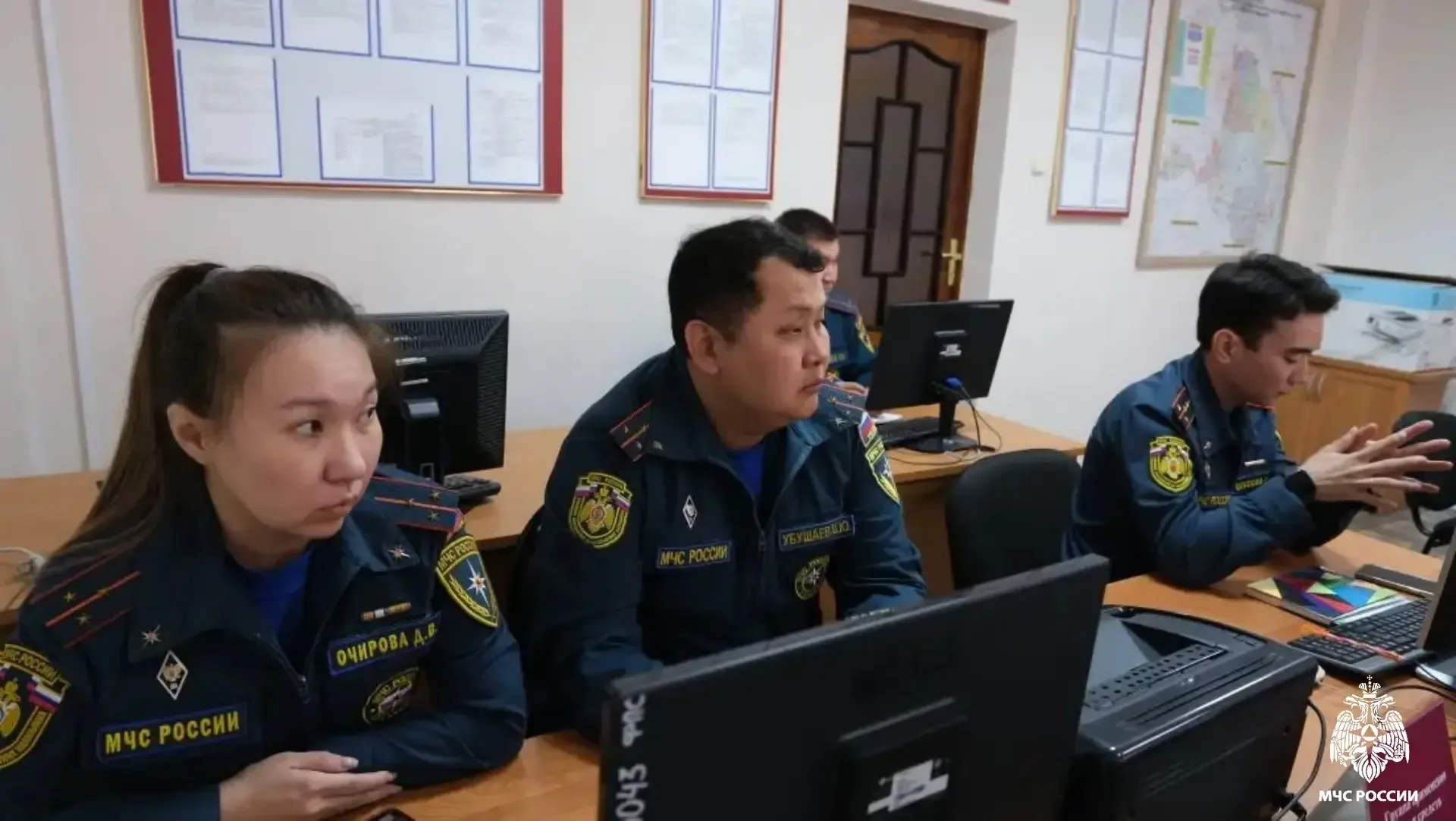 🔹В Главном управлении МЧС России по Республике Калмыкия провели штабную тренировку с органами управл
